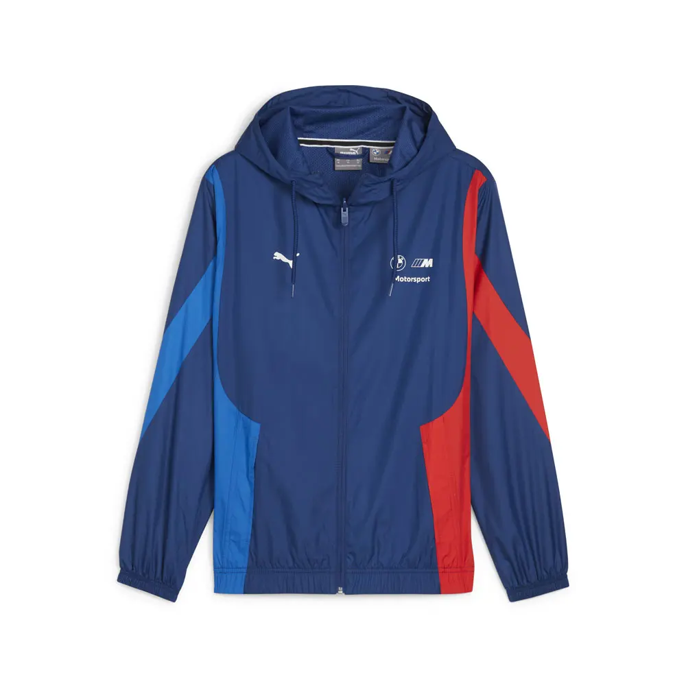 PUMA Mens X Bmw M Motorsport Woven Jacket Athletic Outerwear Casual - Blue