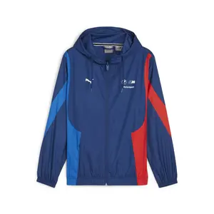 PUMA Mens X Bmw M Motorsport Woven Jacket Athletic Outerwear Casual - Blue