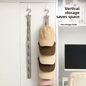 Cross-border Travel Coat Hood Underwear Socks Small Storage Hook Cap Cabinet Door Rear Nail-free Hanging Clip Hanging
