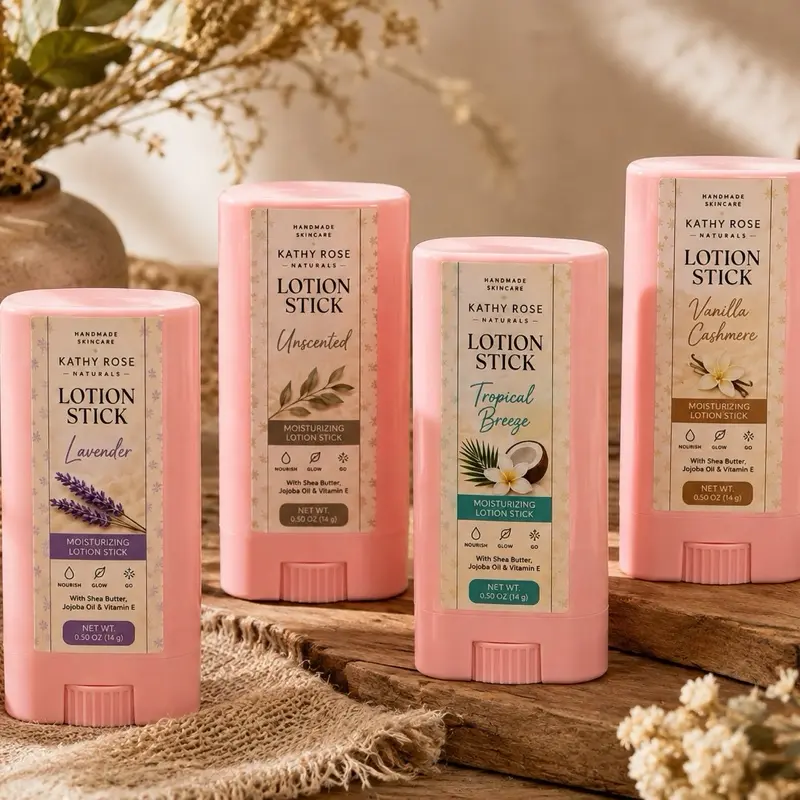 Lotion Stick Moisturizer | Dry Skin Balm | Shea Butter & Jojoba Oil | Handmade