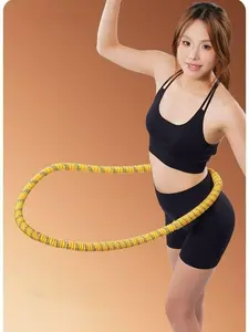 Durable Soft Hula Hoop Ultra Quiet Home Gym Equipment for Core Workouts Yoga Silent Design Soft Material Versatile for Fitness Yoga Training Exercise，weight hula hoop