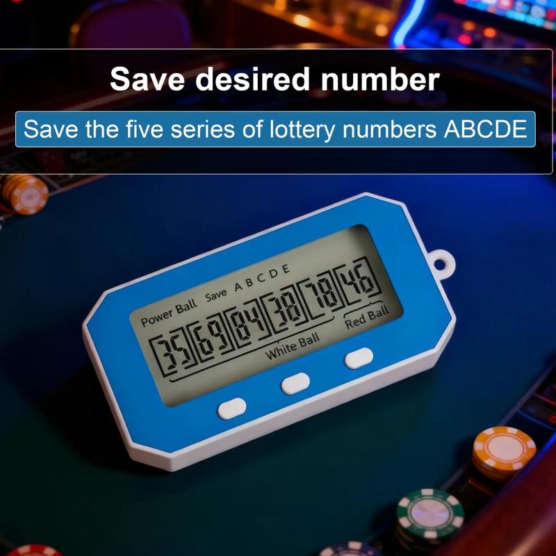 AI Lottery Number Generator | Pro Lottery Picker | Smart Number Selector | Intelligent Lottery Assistant | Fast Quick Pick | Keychain-Mounted Lottery Helper