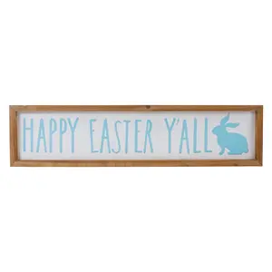 Northlight 26" "Happy Easter Y'all" Sign SpringWall Decor