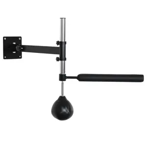 Wall mount adjustable height boxing speed bag with fast rebound function for home studio personal combat skill daily training