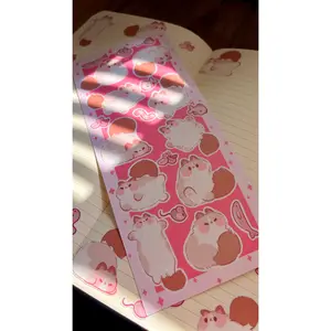 Fluffy Cat Matte Sticker Sheet