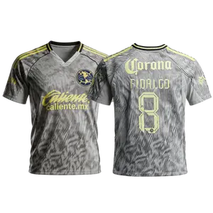 2025 26 New American Third Away No.8 Fidalgo Short Sleeves Football Jersey Top
