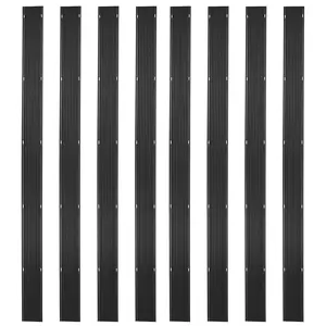 Black Ice 8 Pack 7' 10" Snowmobile Trailer Ski Guides for Friction-Free Loading