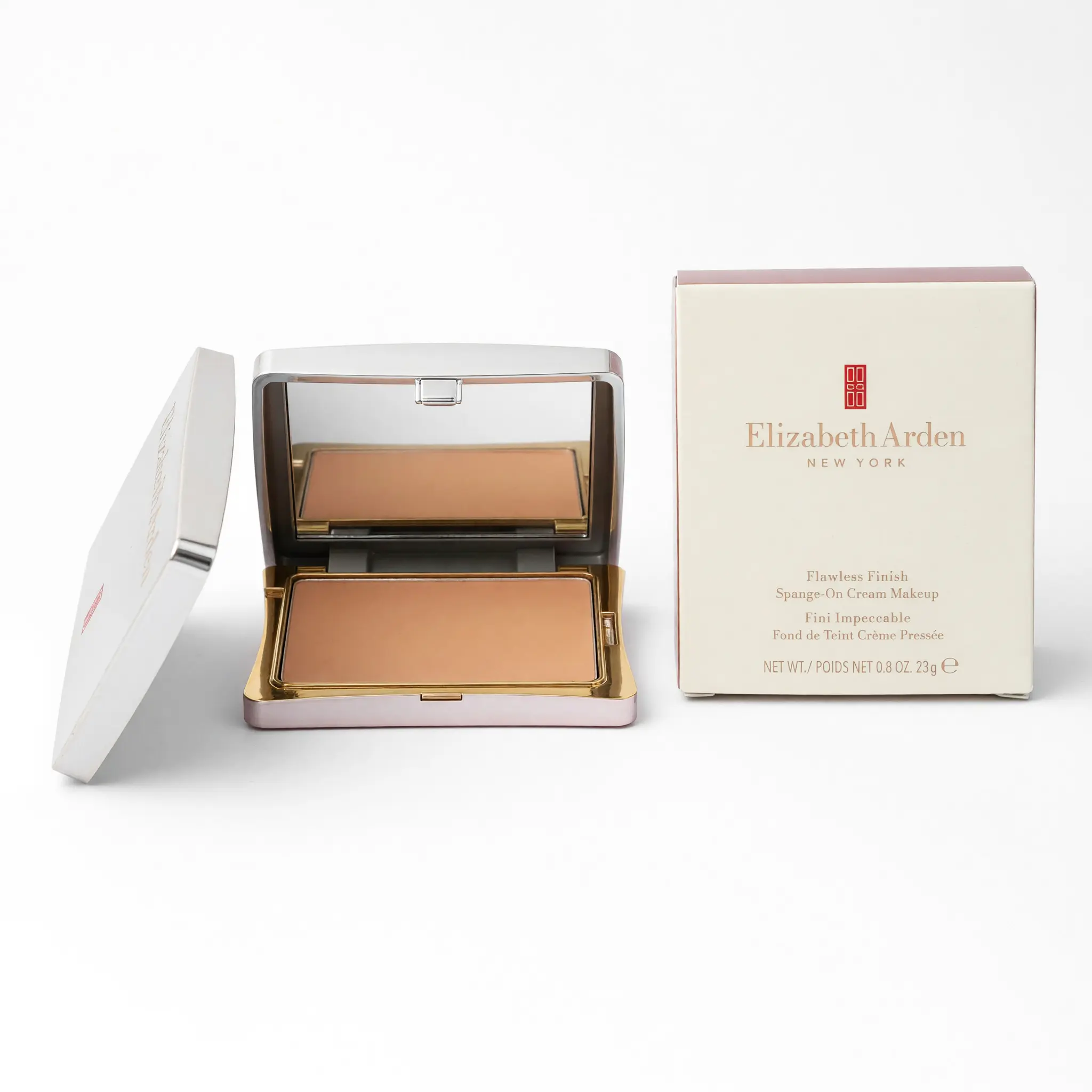Women's Flawless Finish Sponge-On Cream Foundation - 0.8oz, No.11 Toasty Beige, Full-Coverage Makeup Products