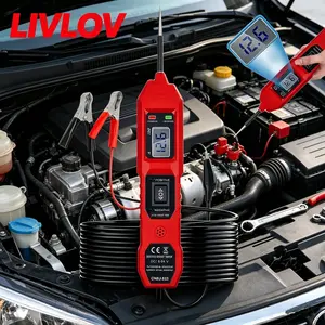 DC 3.5-36V Circuit Tester, ABS Digital Display Circuit Tester, Bidirectional Portable LED Fuse Tester with Indicator Light for Vehicle, Car, Truck, Motorcycle, Automotive, Diagnostic Tool, Repair, Car Voltage Tester, Car Battery Tester