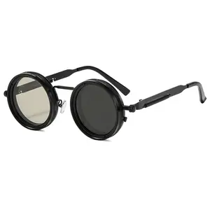 ND9 Adjustable Light Reduction Sunglasses for Fishing & Driving Retro UV Protection Polarized Glasses with Unique Personality Design Ideal for Enthusiasts and Drivers