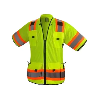 Crew Yellow Reflective High Visibility Class 3 Safety Vest Crew Yellow Reflective High Visibility Class 3 Safety Vest