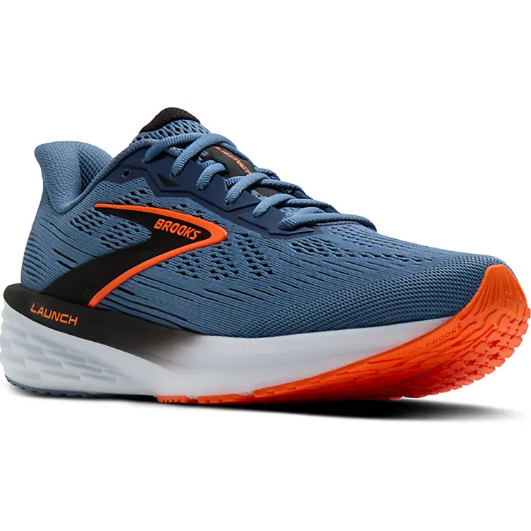 Brooks Launch 12 Men's Running Shoes, Lightweight Athletic Sneakers with Cushioned Midsole, Breathable Performance Mesh, Flexible Design and Durable Traction Outsole for Road Running, Walking, Fitness, Workout, Training and Daily Active Wear