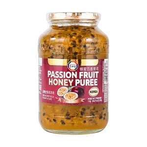 SURASANG Korean Passion Fruit Honey Tea Concentrate 1kg - Sweet & Tart Flavor, Perfect for Hot or Cold Drinks