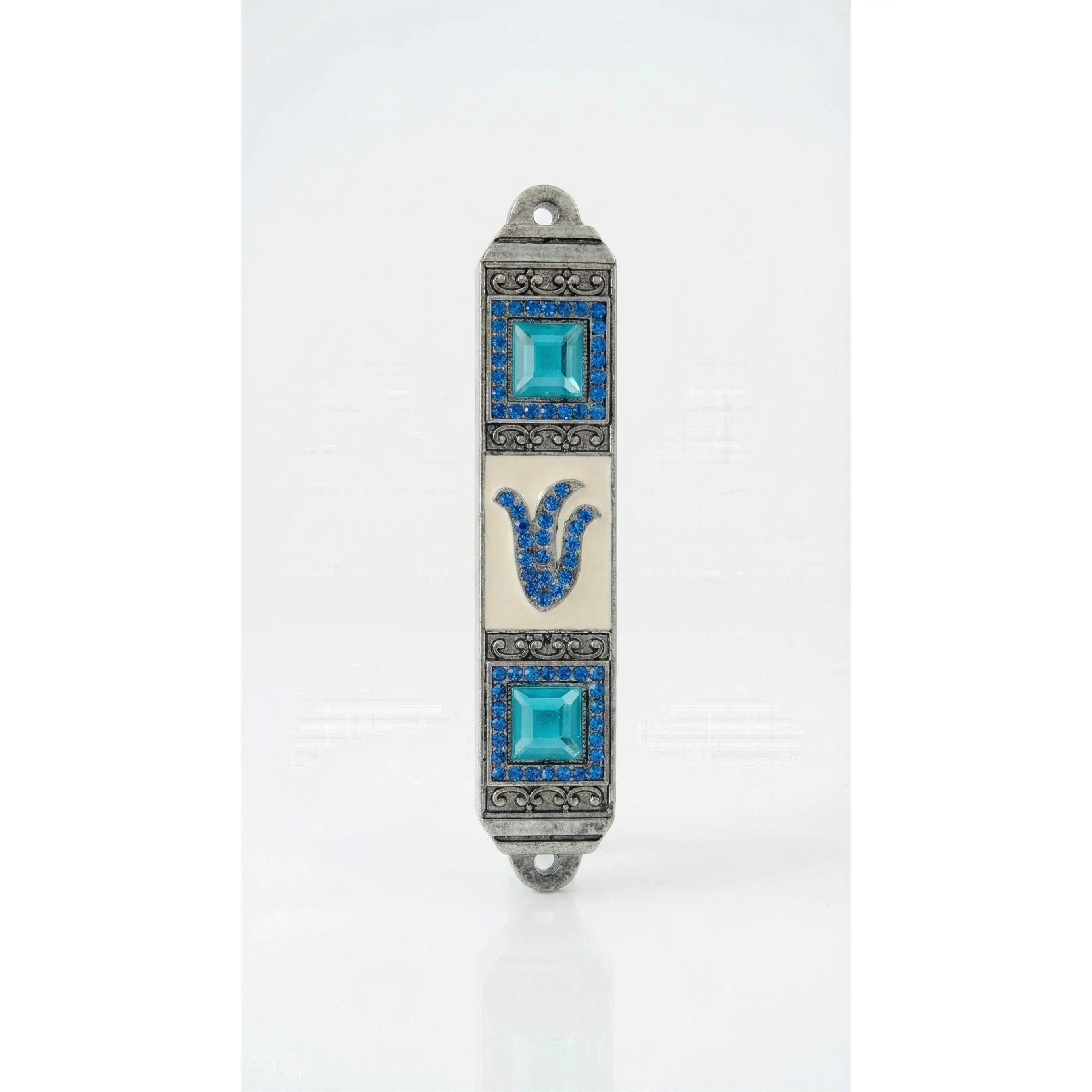 Blue Stone Mezuzah