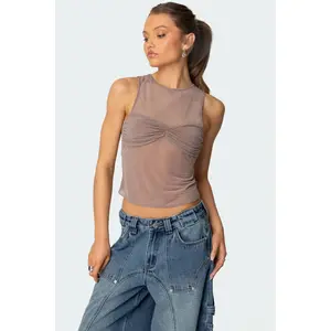 Erica Sheer Gathered Top