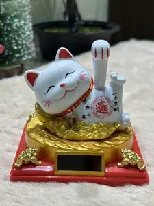 Amazon.com: Xiuganpo Lying Waving Fortune Cat Statue
