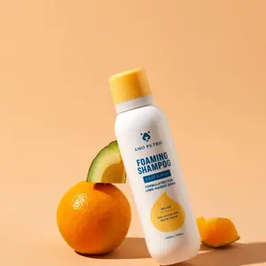 Amo Petric Sweet Almond Pet Bath Mousse for Gentle Grooming