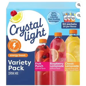 Crystal Light On the Go Energy Variety Pack, 60 pk.