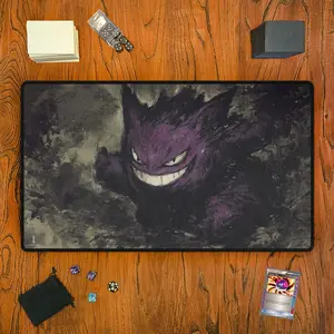 Deceitful Spirit, TCG Playmat for Tabletop Games, Gamer Gift, Custom Art, Trading Cards, mtg, Mousepad, Magic The Gathering, Gaming, Zones