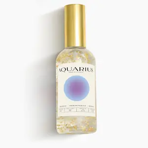 Aquarius Zodiac Fortune and Romance Mist Spray With 24k Gold
