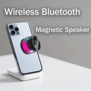 Picnic Ready Magnetic Speaker Mini RGB Bluetooth Wireless for Camping Hiking Portable Audio