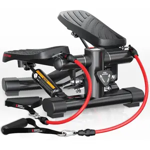 Steppers for Exercise at Home, Stair Stepper for Home Gym with 350LB/400LB Capacity, Mini Stepper with Resistance Bands for Cardio Full Body Workout