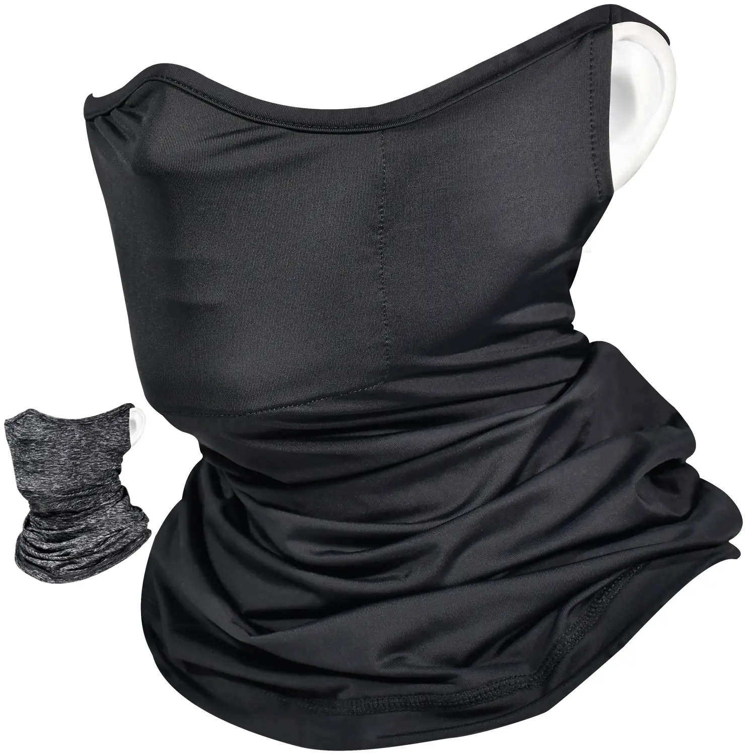 Summer Lightweight Breathable Waterproof Windproof UV Protection Adjustable Drawstring Neck Gaiter Face Mask Scarf, Perfect Holiday Gift for Family Friends Elders