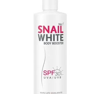 SNAILWHITE Body Booster SPF30/PA+++ – Collagen-Rich Snail Mucin Body Lotion – UVA/UVB Protection with Ceramide & Astaxanthin – 350ml