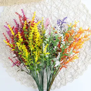 mother summer Bulk Orange Silk Babys Breath Flowers artificial plant flower baby  breath flower seasonal celebration m breath flower Decor Bouquet