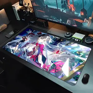 Wuthering Waves Carlotta Anti-Scratch Mouse Pad, Large Gaming Desk Mat with Smooth Rubber Surface, Soft Anti-Slip Base, Extended Keyboard Mousepad for PC Office Accessories (Ideal Gift), Anti-Scratch Mouse Pads
