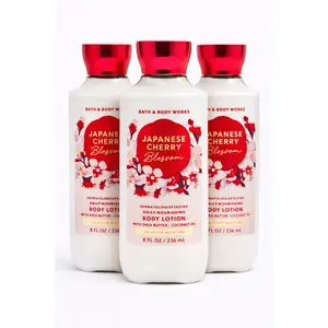 JAPANESE CHERRY BLOSSOM Bath & Body Works Body Lotion 3-Pack – 8 oz Each