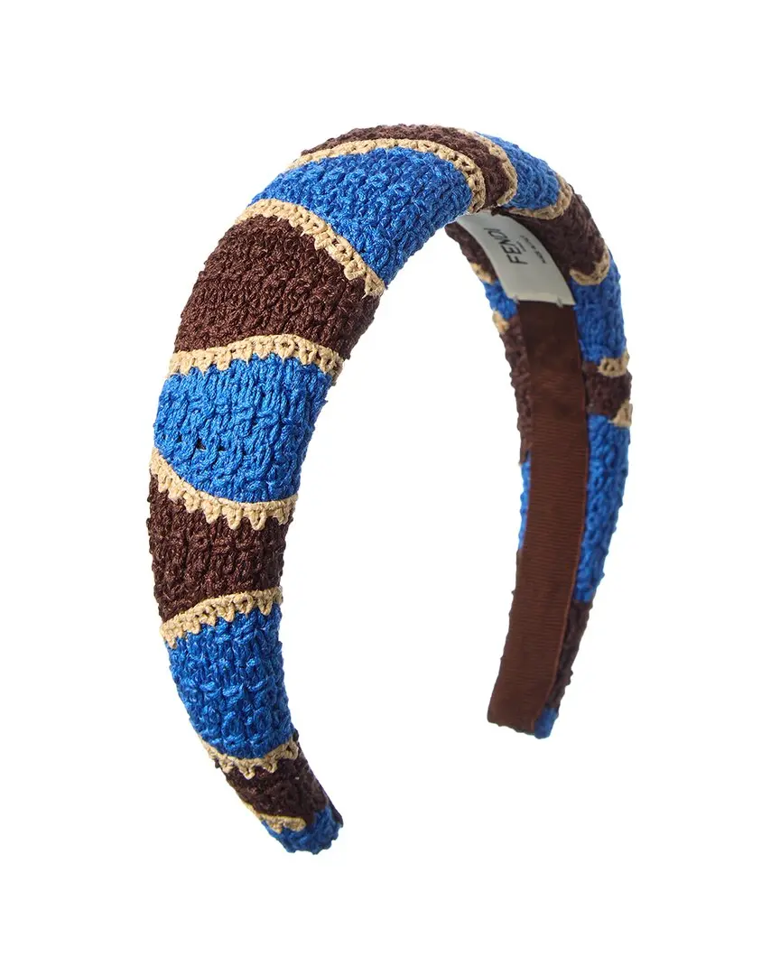 FENDI Logo Crochet Headband