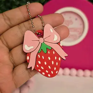 Strawberry Bow Soda Can Opener, 3D Printed, One Piece, Bow Themed, Can Opener