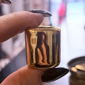 Metallic Chime Candle Holder