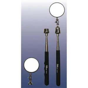 212 MAIN Ullman MegaMag Pick-Up Tool & Inspection Mirror, Stainless Steel, Telescopic, Metal Base, Quick Mount