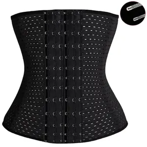 Plus Size XS-6XL Steel Boned Waist Trainer Corset Women Waist Belt Tummy Control Mesh Waist Cincher with Hooks Waist Trainer Shapewear