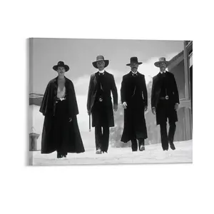 Tombstone 1993 Movie Poster, Canvas Art Print & Wall Art Painting, Decorative Artwork, Modern Home Bedroom Decor Poster, Hallway Office Mural, Ideal Gift(New Product Launch)