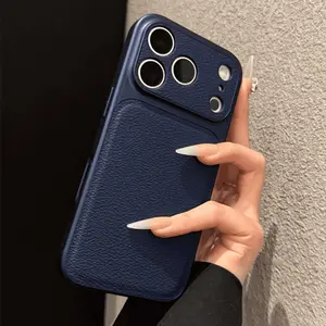 Retro Alligator Skin Aesthetic Shockproof Phone Case for iPhone 17/16/15/14/13 Pro Max, Large Window Design, Durable Protection Cover