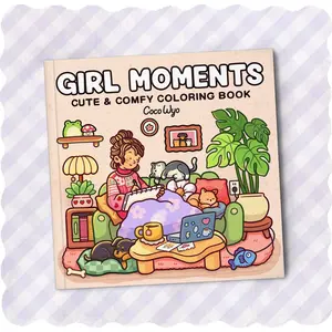 Handmade graffiti, colored coloring books, coloring paper