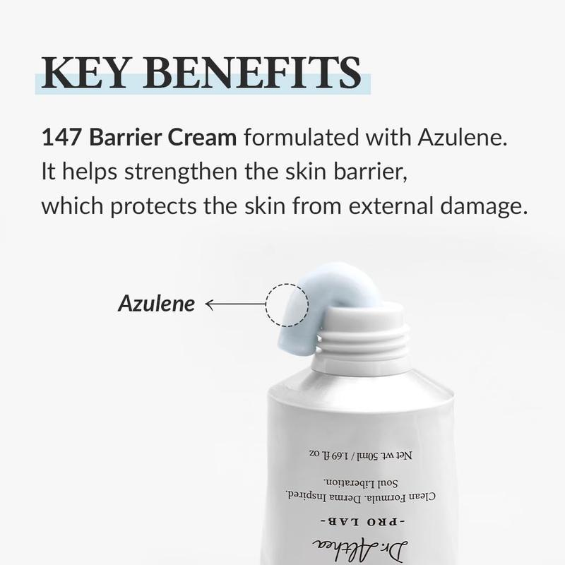Dr.Althea 345+147 Barrier Cream | Daily Skin Barrier Care l Deep Hydrating with Hyaluronic Acid & Ceramides | Korean Vegan Skincare for All Skin Types