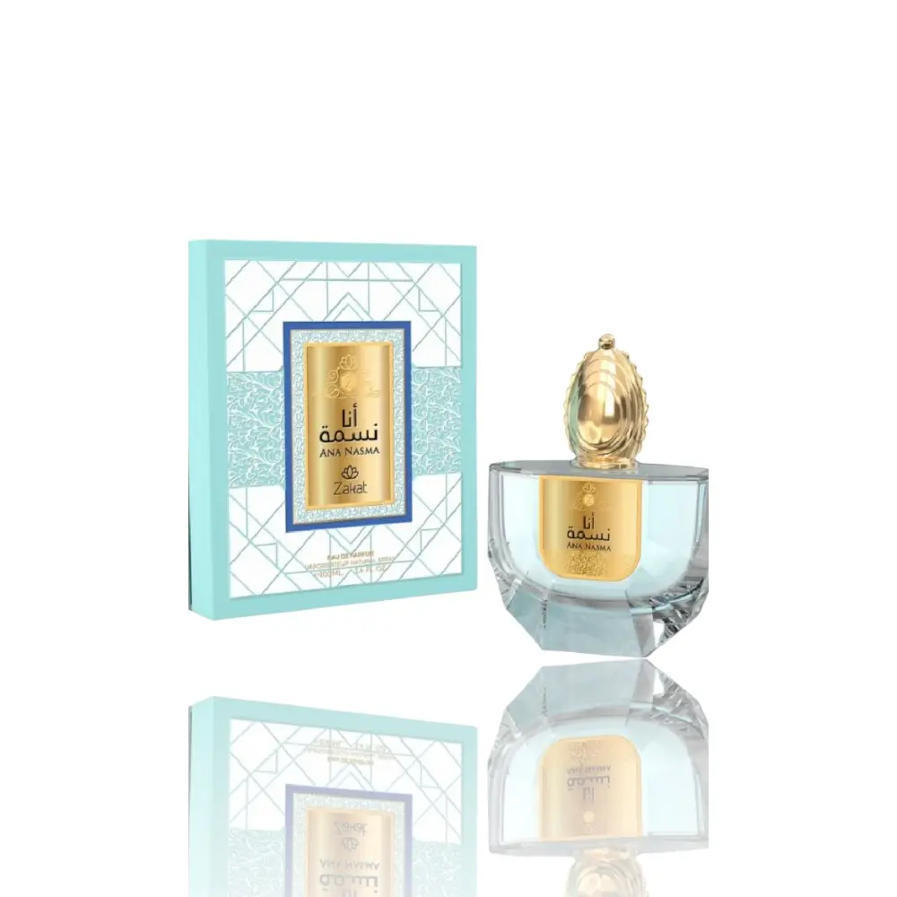 Zakat Parfums | Ana Nasma | Women's Fragrance | 100 ML - 3.4 OZ | Eau De Parfum | Almond - Jasmine & Tonka Bean