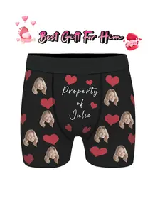 Customized Facial Photo Fun Men's Underwear