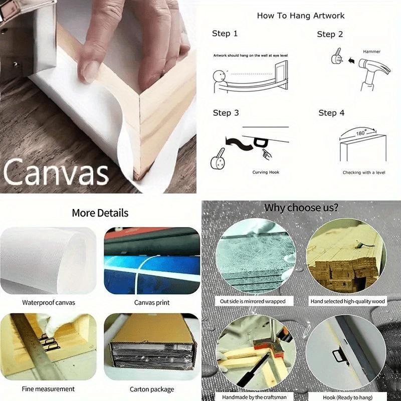 1 Piece Modern Abstract Geometric Wall Decorative Painting Modern Style Decoration - Neutral Tones Loved by Both Men and Women, with Wooden Frame Large Horizontal/Vertical Oil Painting Suitable for Living  apartment dormitory poster versatile room decor