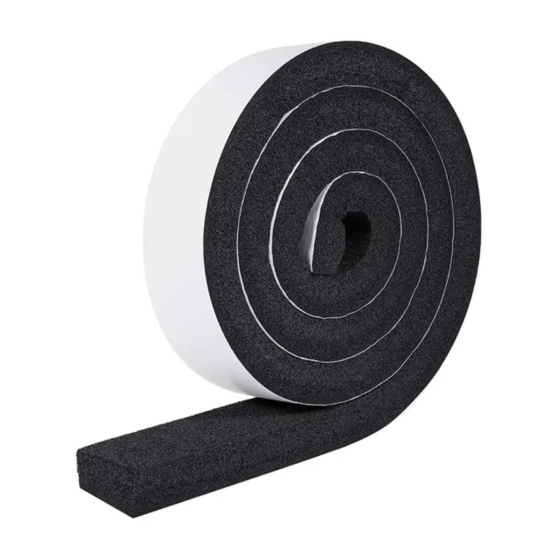 Self-Adhesive High Bond Adhesive Rubber Foam Insulation Tape, Draft Seal Tape, Waterproof Moisture-Proof Foams Strip, Sealing Thermal Insulation for Windows Doors Air Conditioning Furniture, Super Strong Adhesion, Long Lasting Adhesive