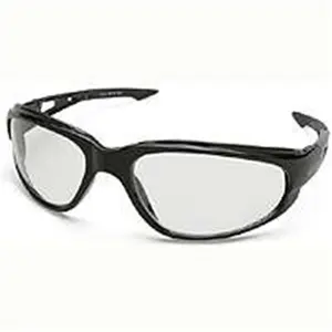Edge Eyewear SW111 Saftey Glass Black & Clear Lens