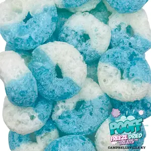 Freeze Dried Blue Raspberry Rings