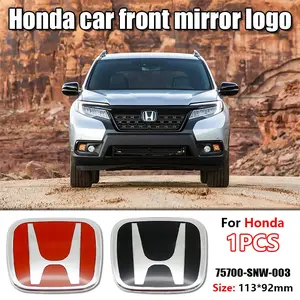 Honda Car Style Upgrade Parts 75700-Snw-003 Front Hood Replacement Emblem, Dedicated Decorative Sticker, Ca Prop 65 Compliant