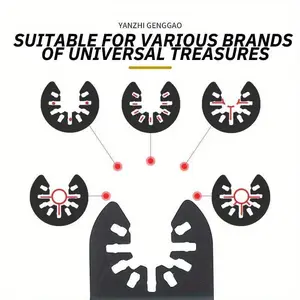 5PCS 34MM High Carbon Steel Metal Wood Saw Blade Rotary Universal Thin Metal Wood Cutting Multifunctional Cutt Blades