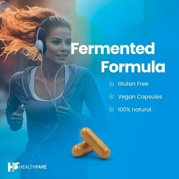 Healthfare L-Glutamine 1000mg | 240 Capsules | Amino Acid Fuel for Gut & Muscle
