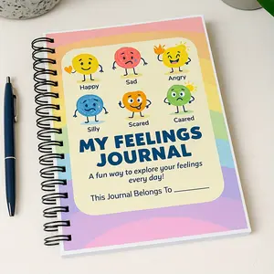 Emotional Awareness & Reflection Handbook 2026, Includes Emotion Wheel, Expression Pages, Breathing Exercises, Gratitude Tips, Daily Reflective Activities